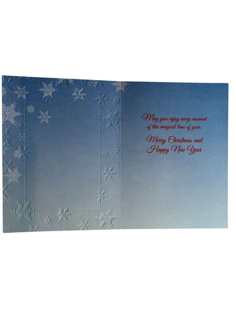 Christmas Card Embossed 1 Box Contains 19 Cards And Envelopes. C103